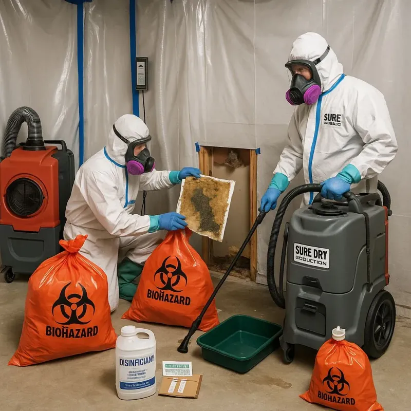 Contaminated Water Handling Protocols process in Crewe, VA