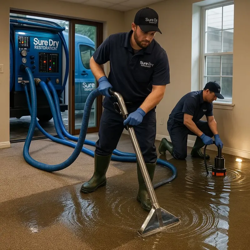 Water Extraction and Removal process in Crewe, VA